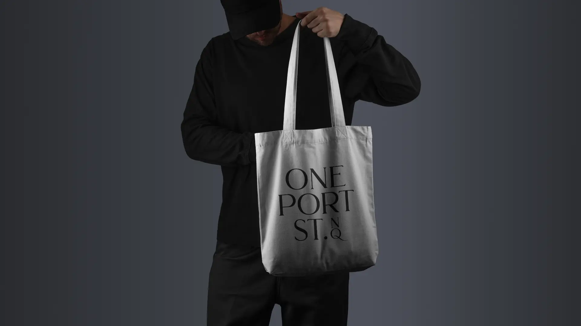 Branded tote bag