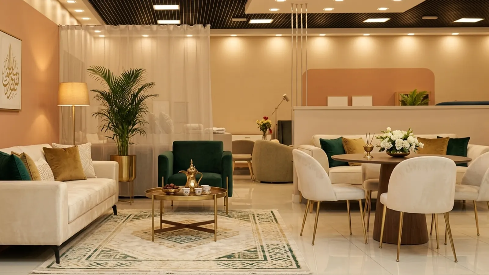 Showroom restyled for a fourth customer