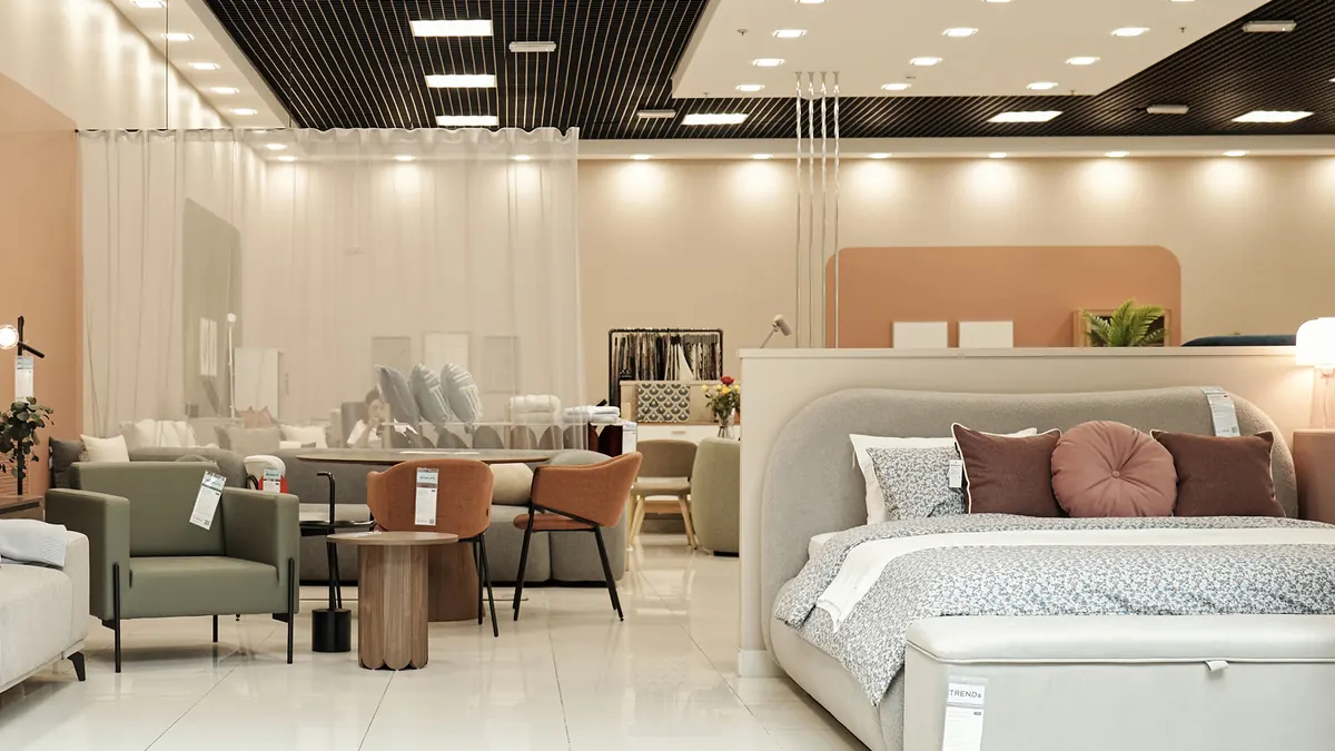One showroom photograph restyled with AI
