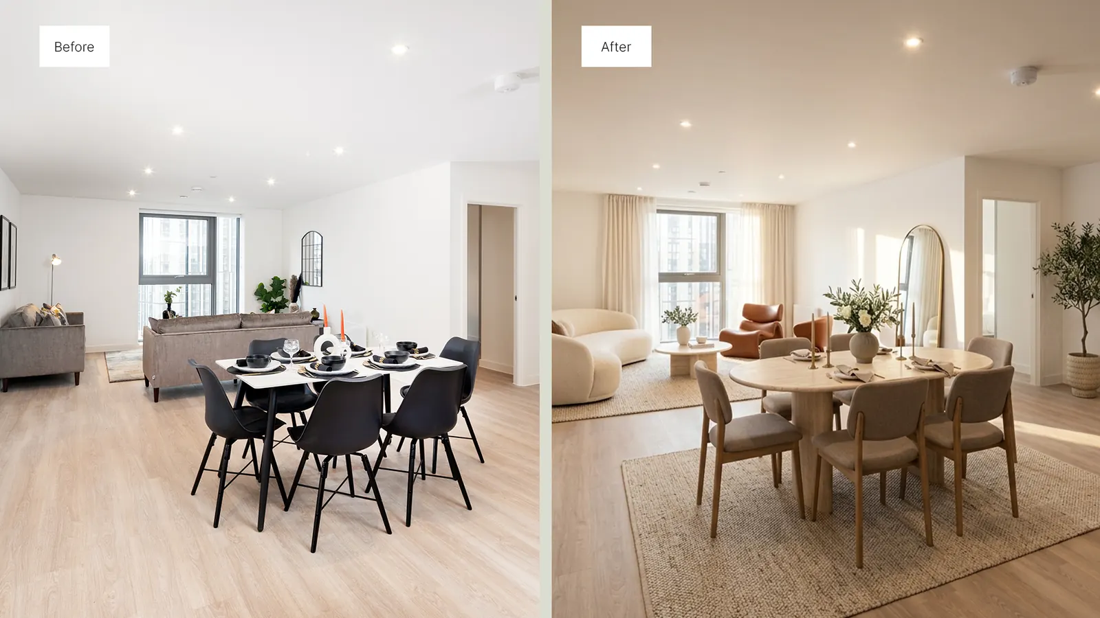 Rental apartment before restaging