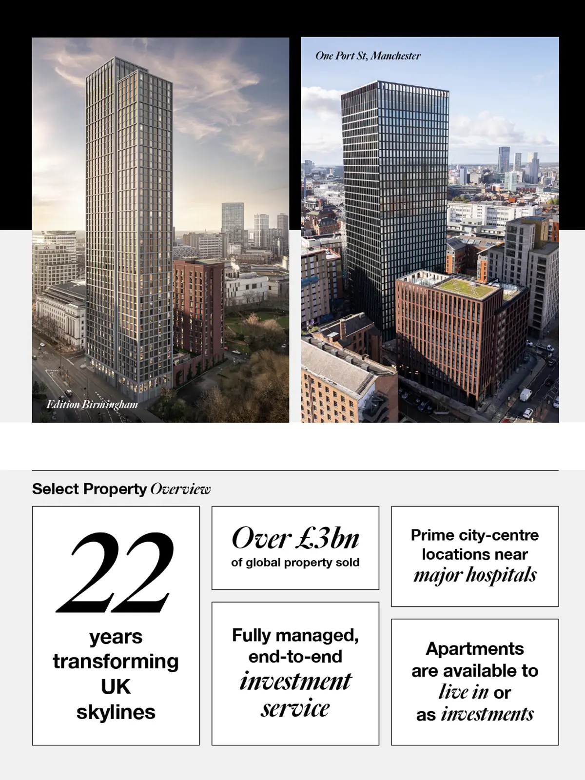 Development and investment highlights
