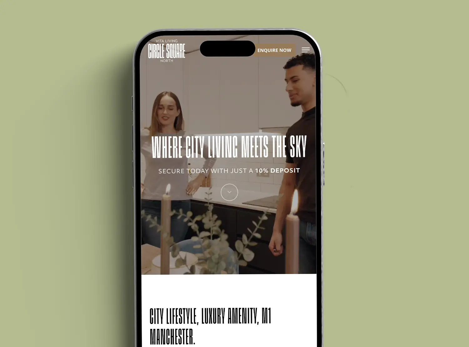 Development social content on a phone